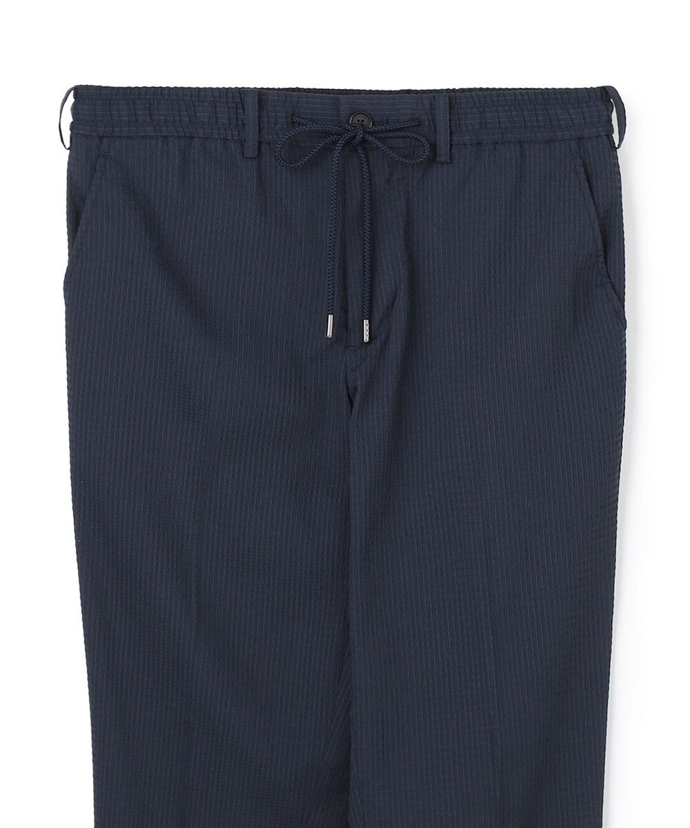 JOSEPH HOMME 【新素材 / セットアップ対応】ドットエアーサッカー ドロスト付テーパードパンツ / PEGG CONVERTIBLE 