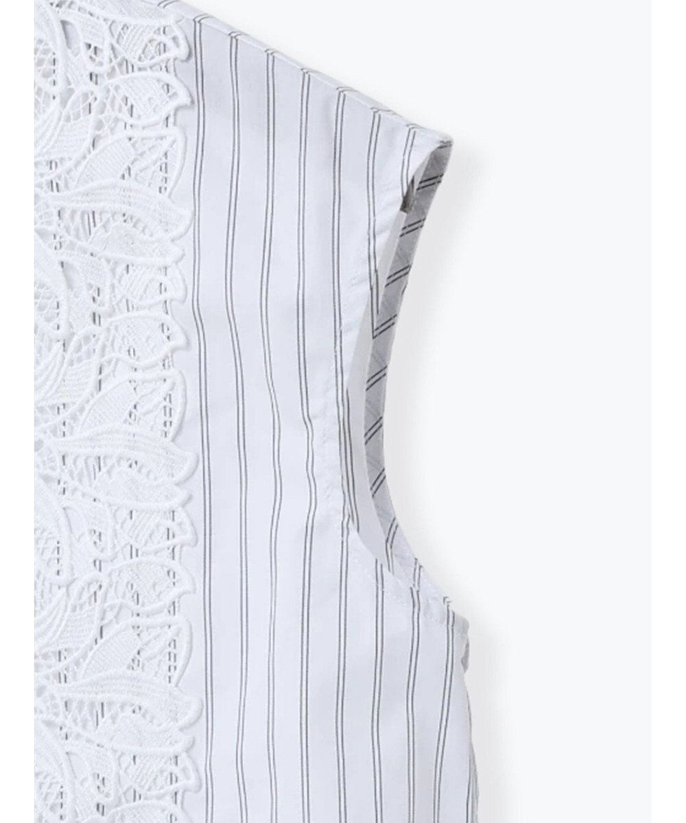 Te chichi リーフレースノースリーブチュニックシャツ 