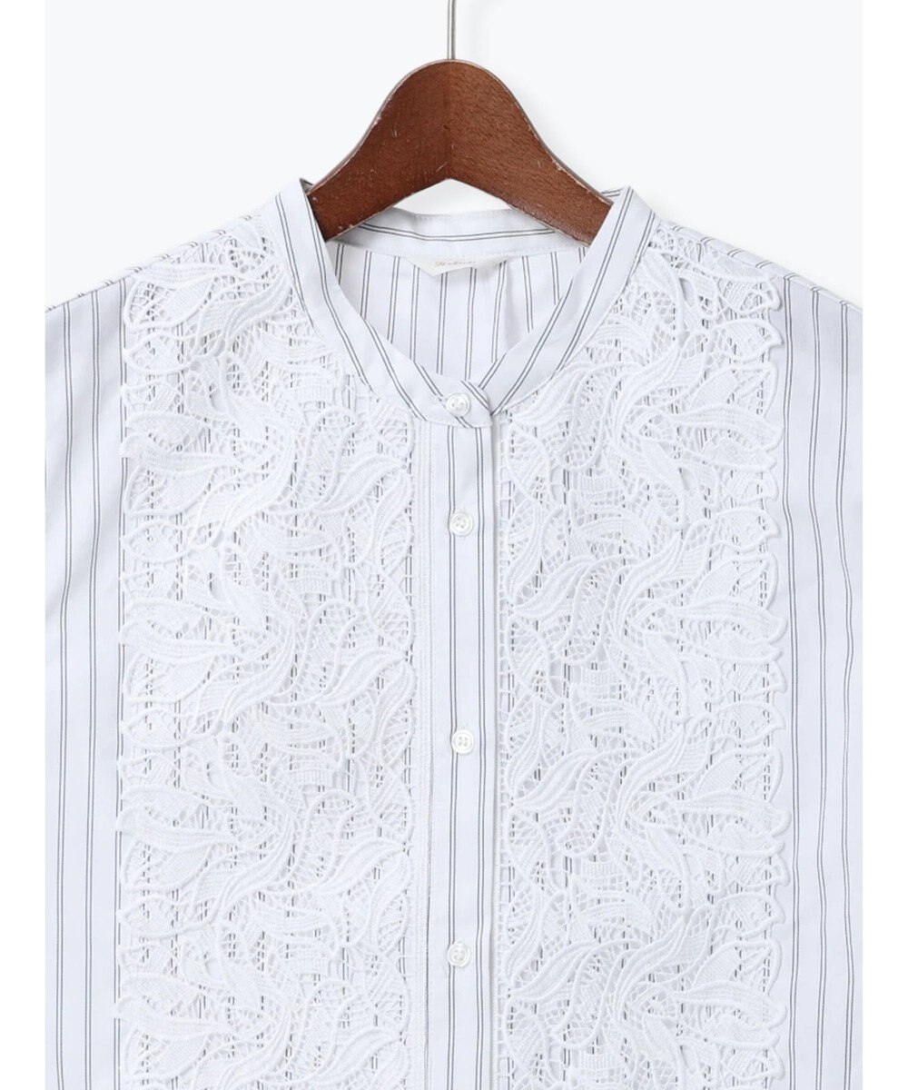 Te chichi リーフレースノースリーブチュニックシャツ 