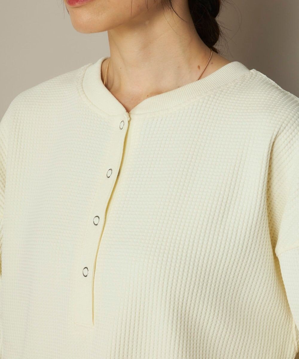 OP／FILA 【ocean pacific】らくティブ/ヘンリーネックワッフルロンT 