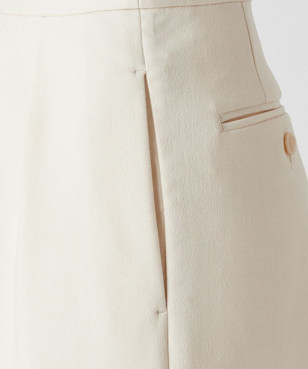 23区 S 【エステータ】ウールダブルクロス ワイドパンツ 