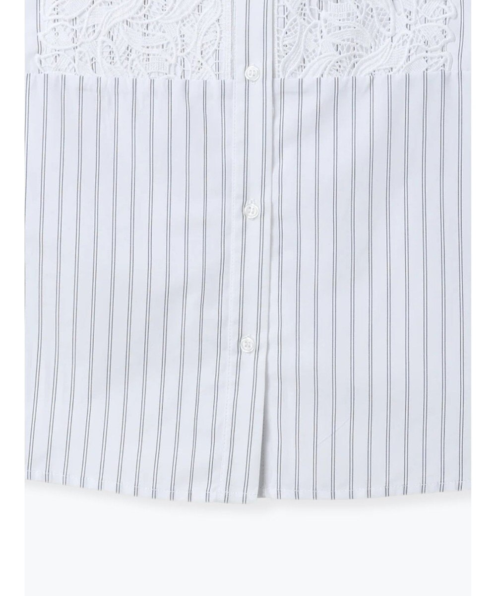 Te chichi リーフレースノースリーブチュニックシャツ 