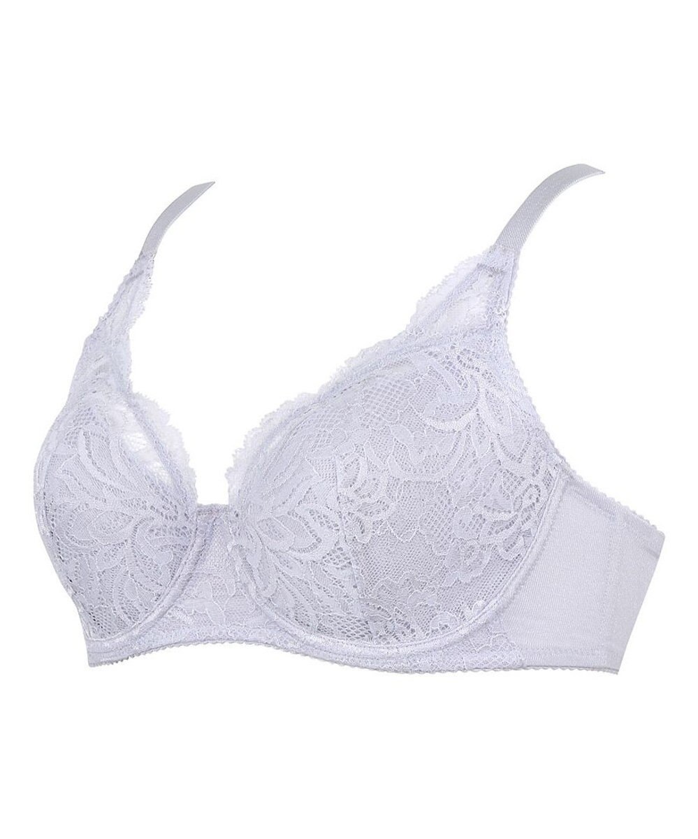 WACOAL ブラジャー フルカップブラ 上胸にフィット 外付けワイヤー ラクなつけごこち 綿混素材(バック) まるみのあるナチュラルシルエット 【EverChic】 レディース BRB284 /ワコール 