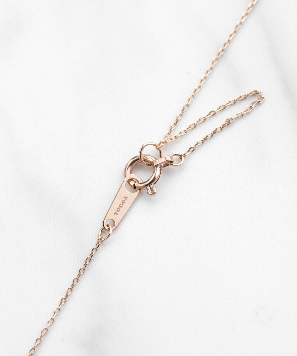 TOCCA 【WEB限定】BLOOMING BUD K10 NECKLACE K10 天然石カボションカット ダイヤモンド ネックレス 