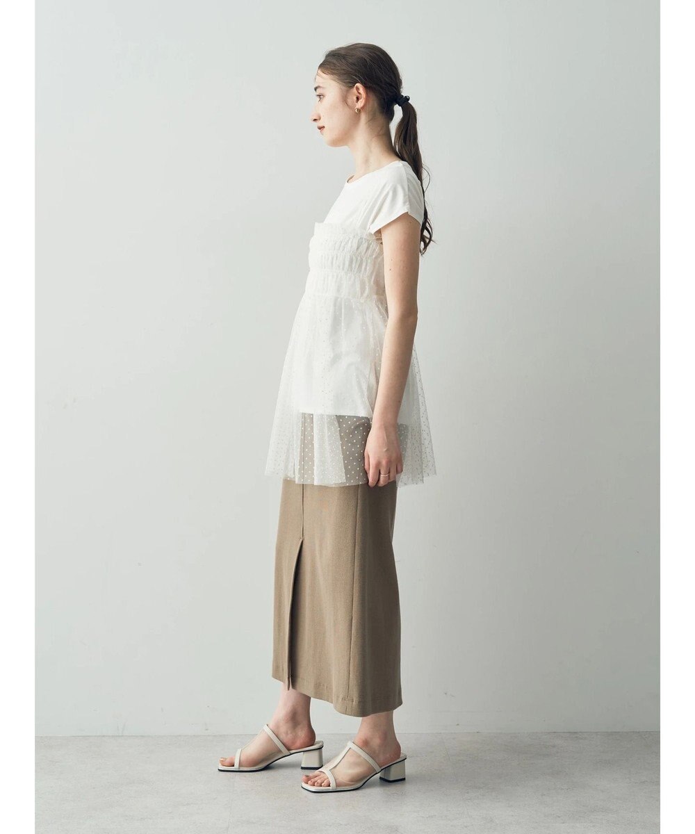 YECCA VECCA 【2点SET】マルチwayチュールオーバーキャミSET/Tee 