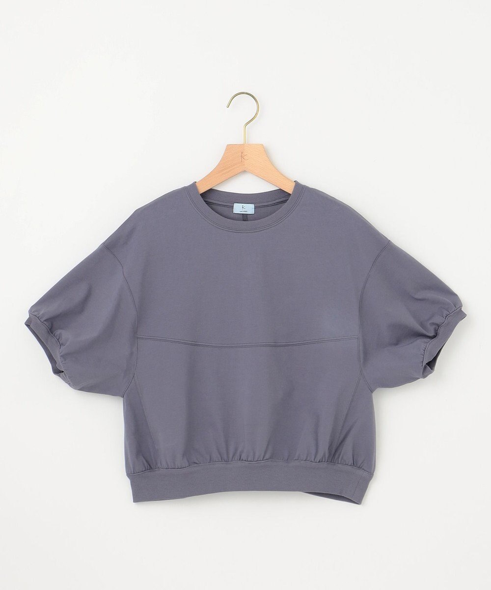 組曲 L 【WEB限定】クールプレーティング天竺スエットライク カットソー 