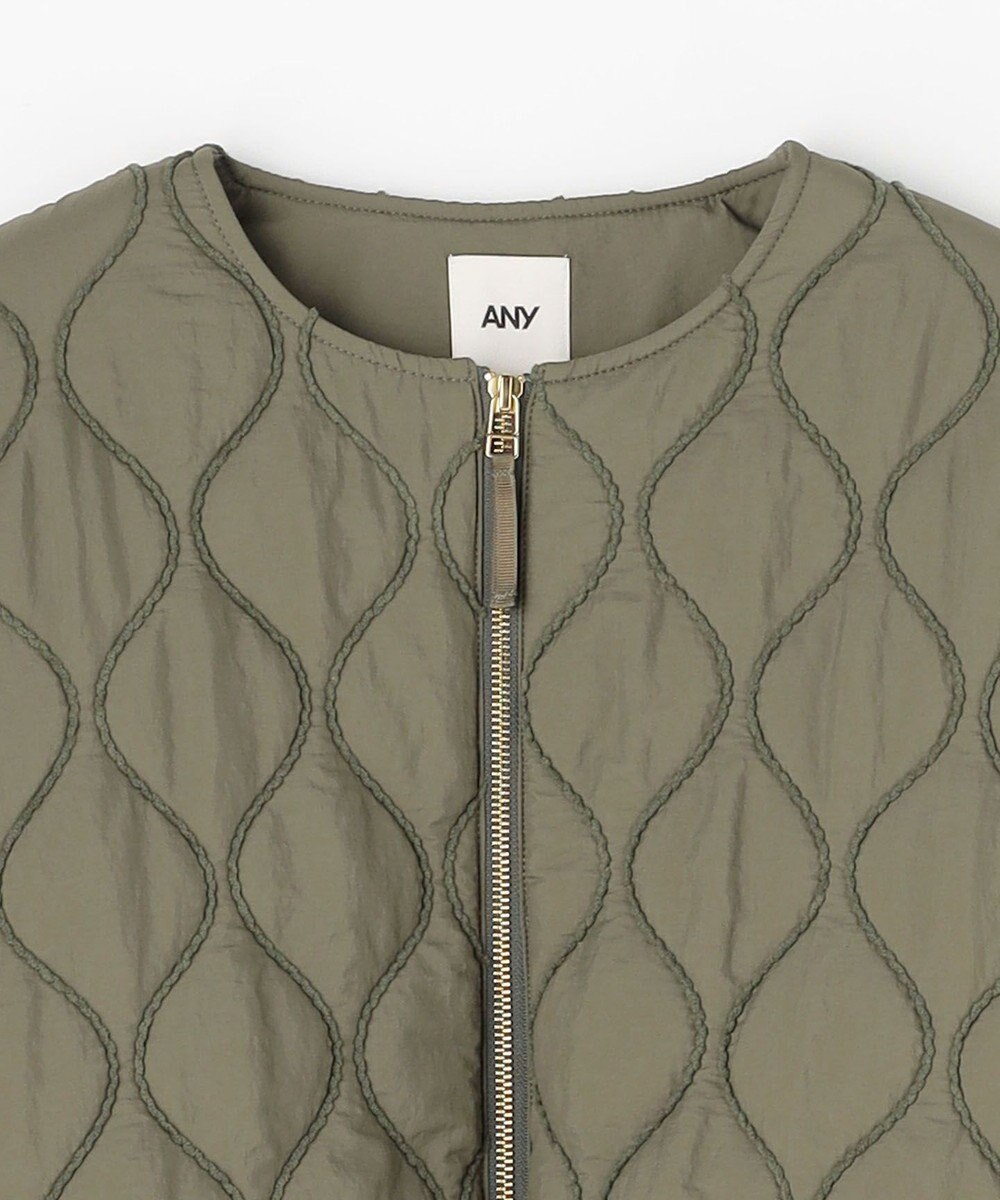 ANY L モールキルトブルゾン 