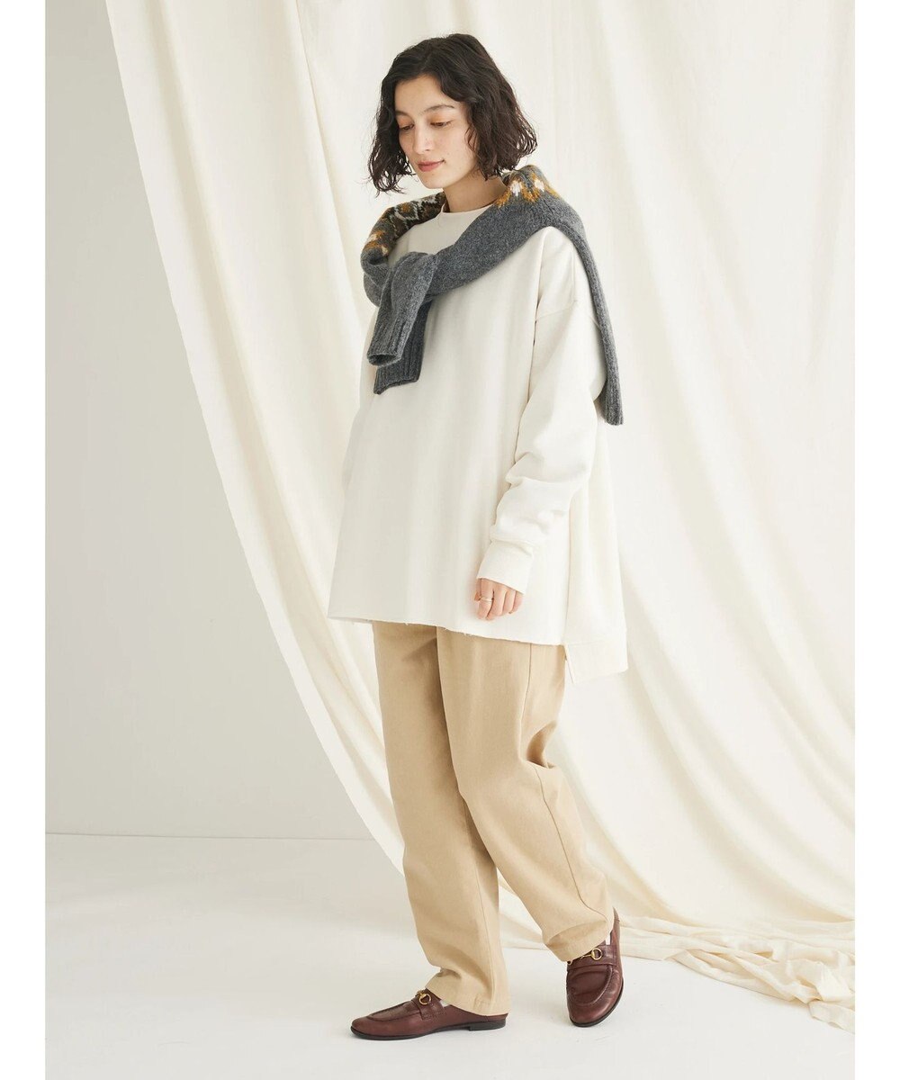 CRAFT STANDARD BOUTIQUE 裏起毛クルーネックチュニック 