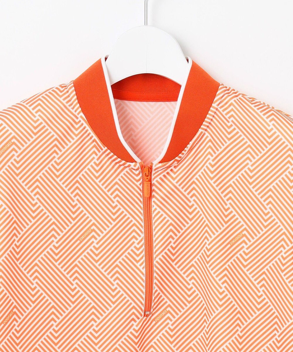 23区GOLF 【WOMEN】「HYGRA」幾何柄清涼カットソー 