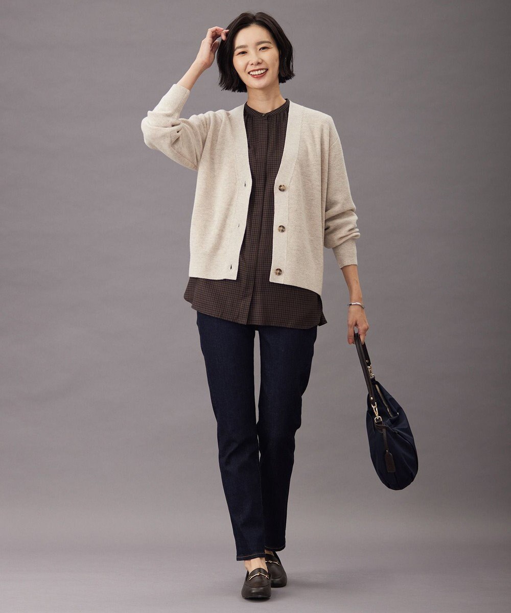 J.PRESS LADIES 【洗える】BASIC STRETCH DENIM スキニー パンツ 