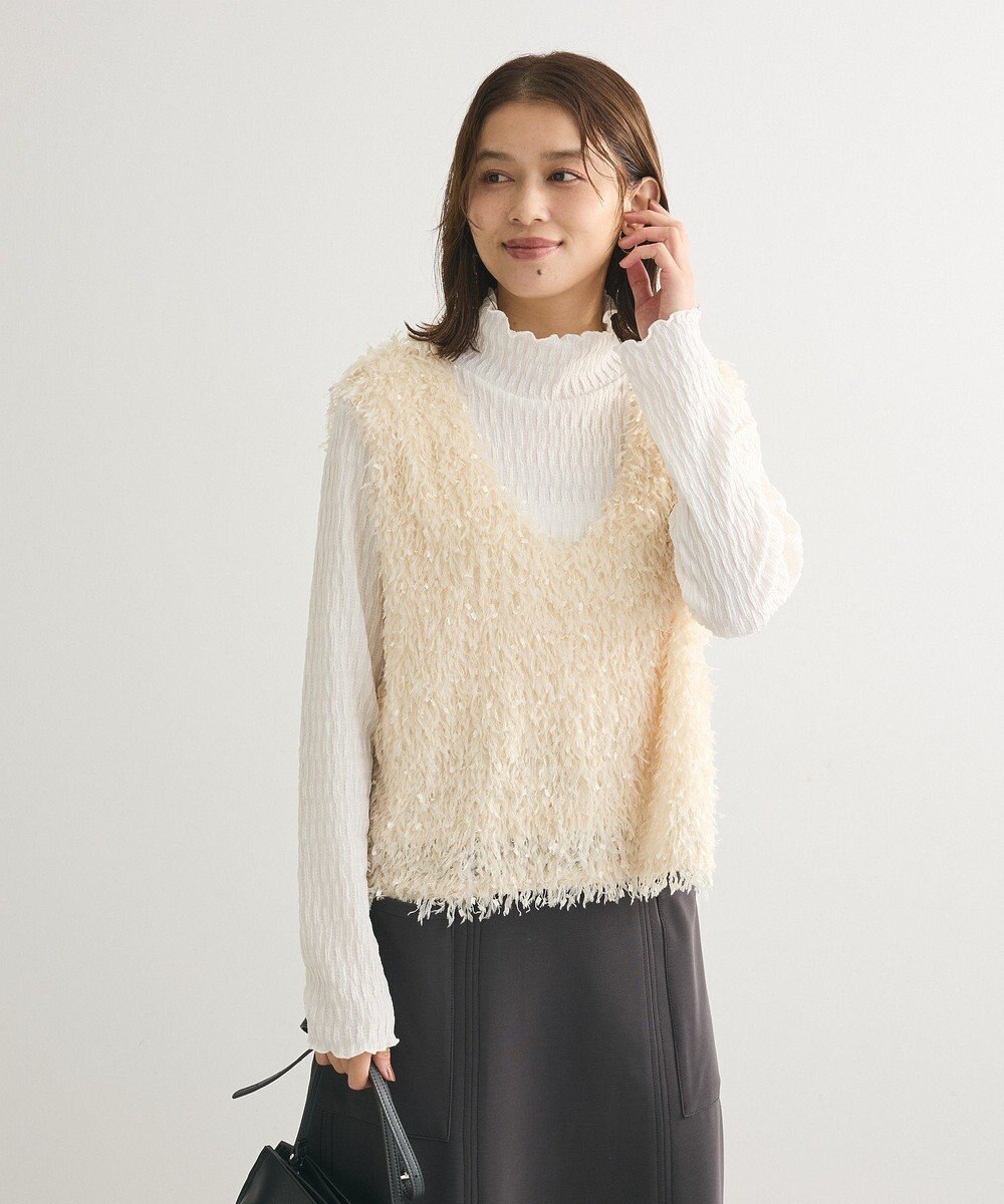 Green Parks ・Ｐｅｔｉｔ　Ｆｌｅｕｒ　ジャカードハイネックロンＴＥ 