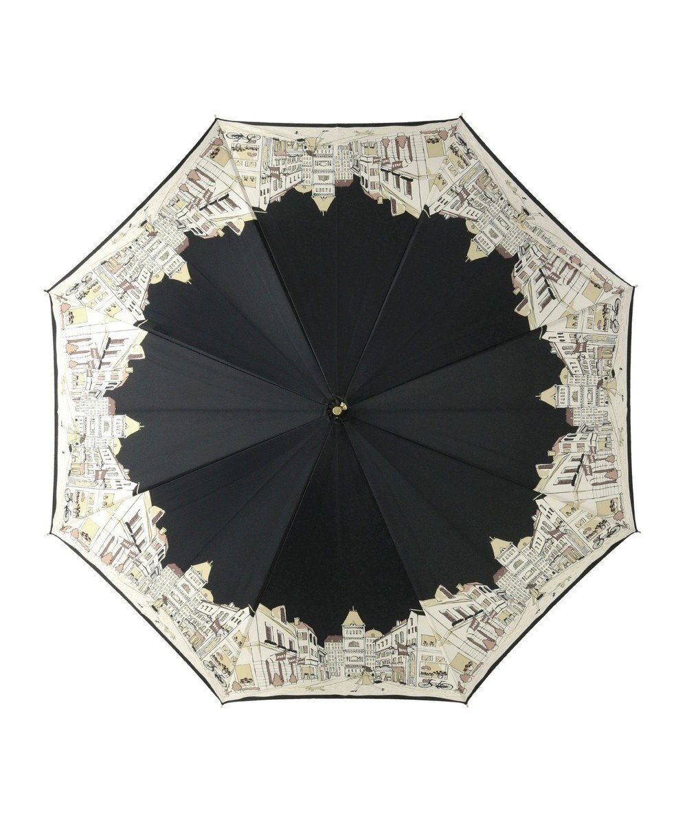 MOONBAT 【日本製】ダックス (DAKS) 長傘 街並みカラープリント 