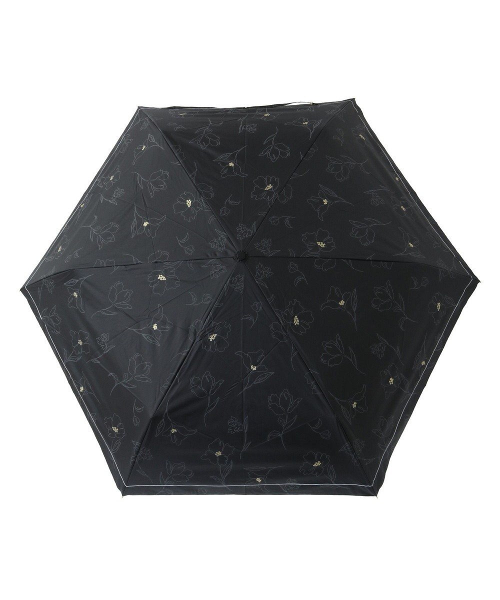 YECCA VECCA 【晴雨兼用】Wpc.遮光フラワードローイングミニ日傘 