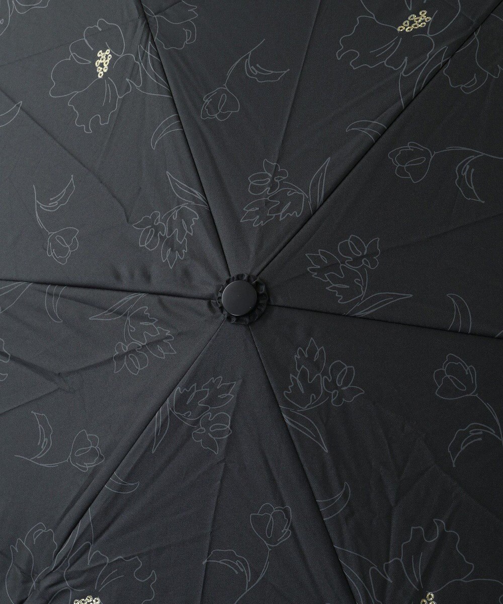 YECCA VECCA 【晴雨兼用】Wpc.遮光フラワードローイングミニ日傘 