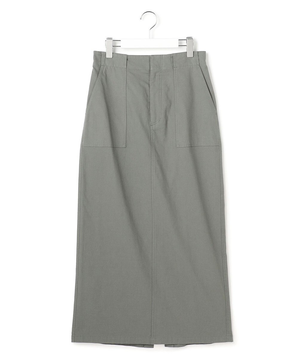 23区 L 【先行予約】スラブツイルストレッチ Iライン スカート 