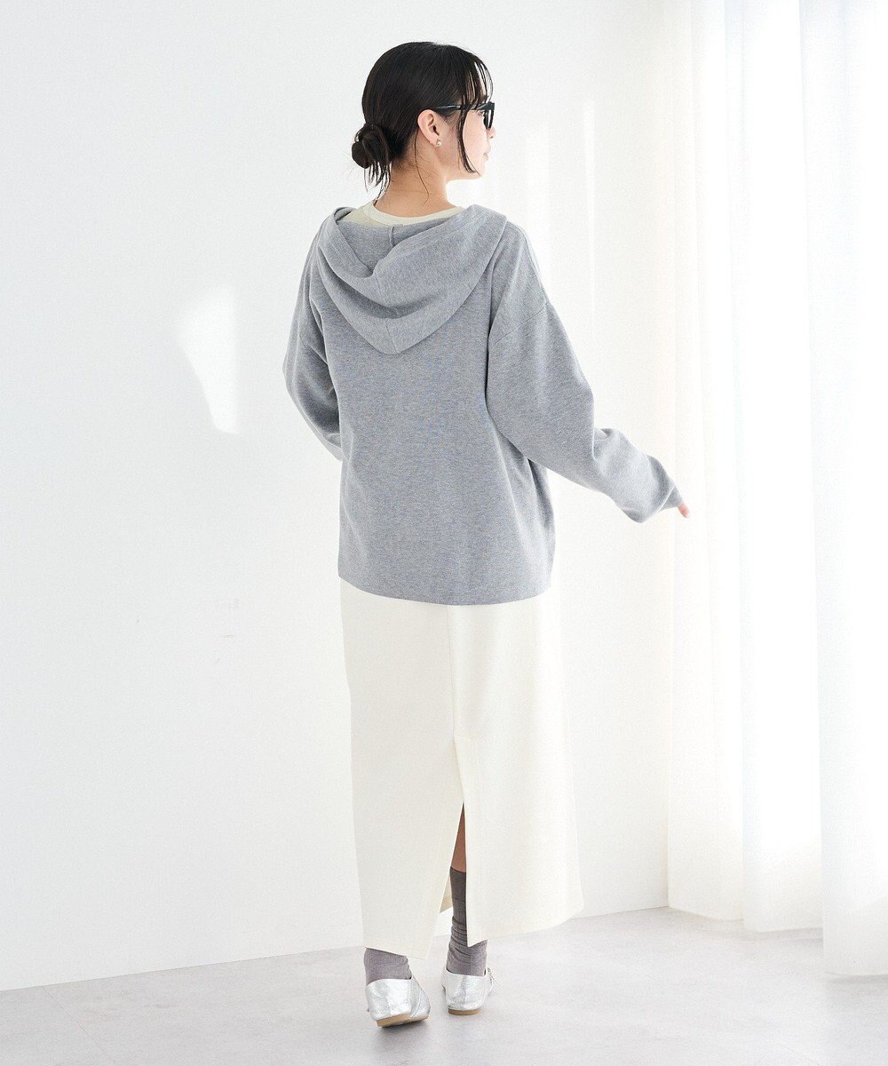 CRAFT STANDARD BOUTIQUE Vネックフードカシュクールニットプルオーバー 