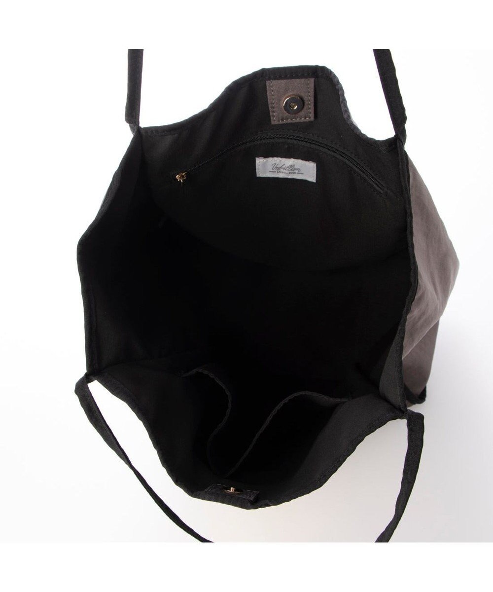 UNBILLION カシュカシュ cachecache / スマイル柄刺繍トートバッグ 