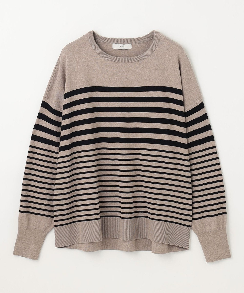 ANY 【洗濯機可】ボーダーニット 