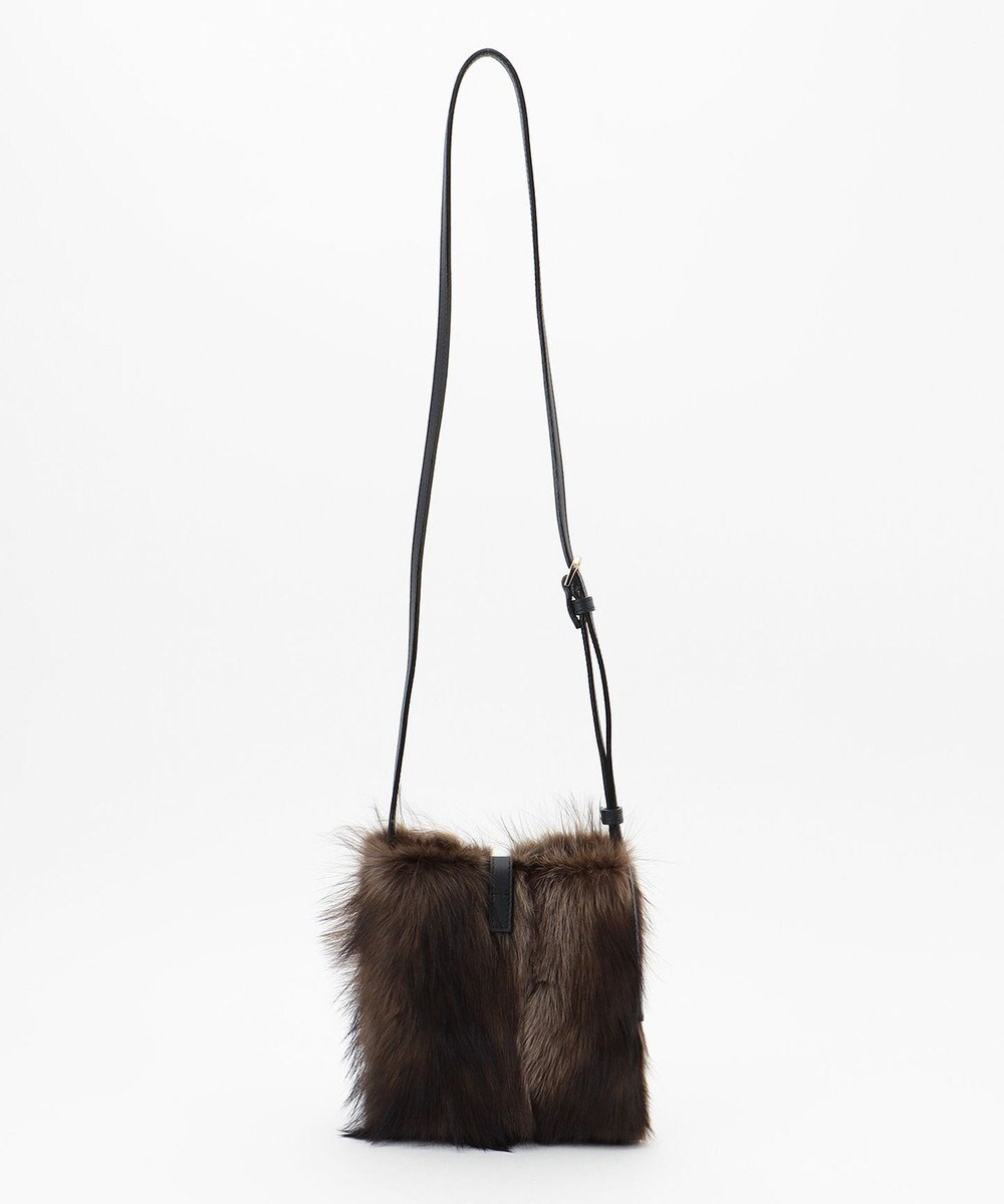 23区 【CLASSY.1月号掲載】VIOLAd'ORO FITCH ファー ショルダー バッグ 