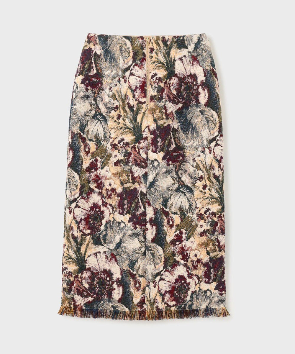 GRACE CONTINENTAL ゴブランジャガードタイトスカート 