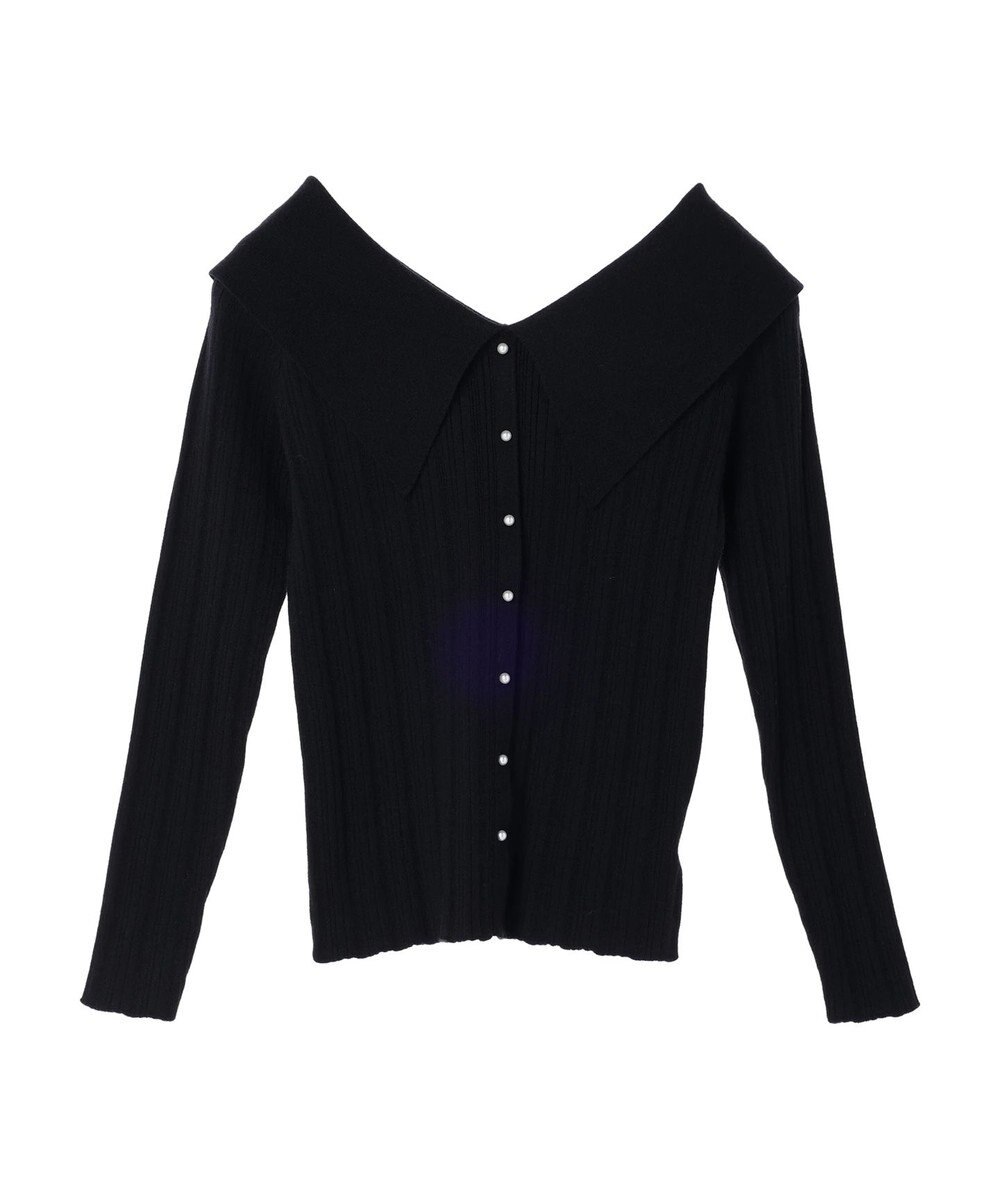 earth music&ecology ２ｗａｙビッグカラーニットプルオーバー 