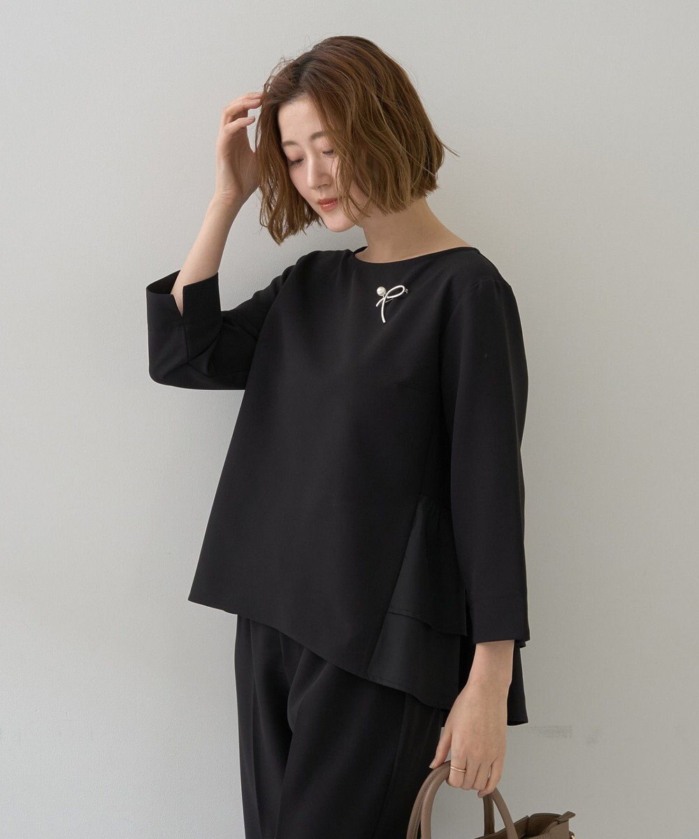 YECCA VECCA 【2点SET】バックフリルデザインセットアップ 