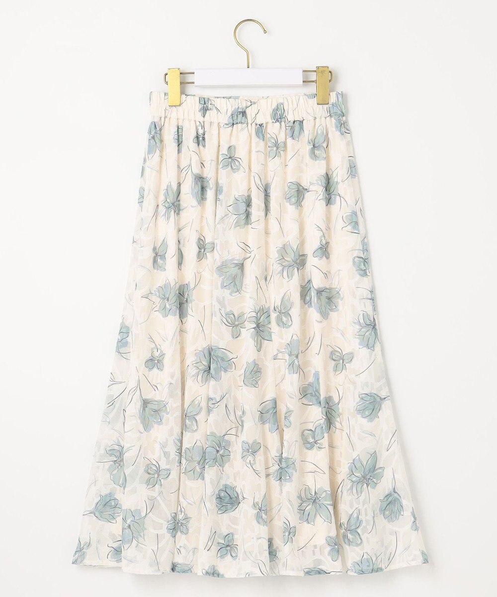 ANY SIS 【2WAY】ペイントフラワー スカート 