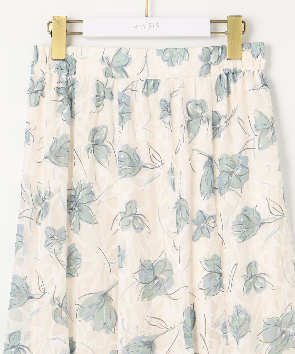 ANY SIS 【2WAY】ペイントフラワー スカート 