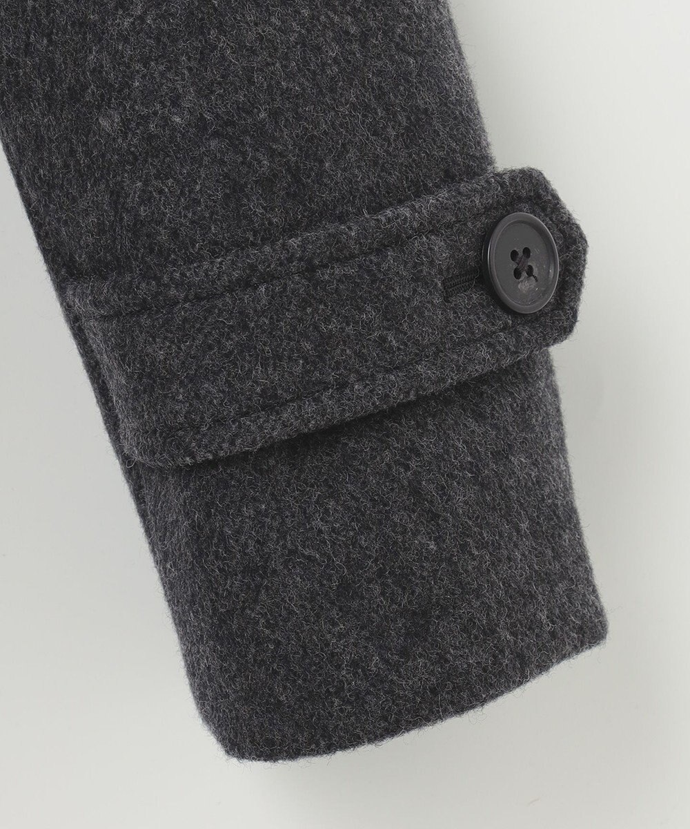 J.PRESS LADIES L ショートビーバー スタンドカラー コート 