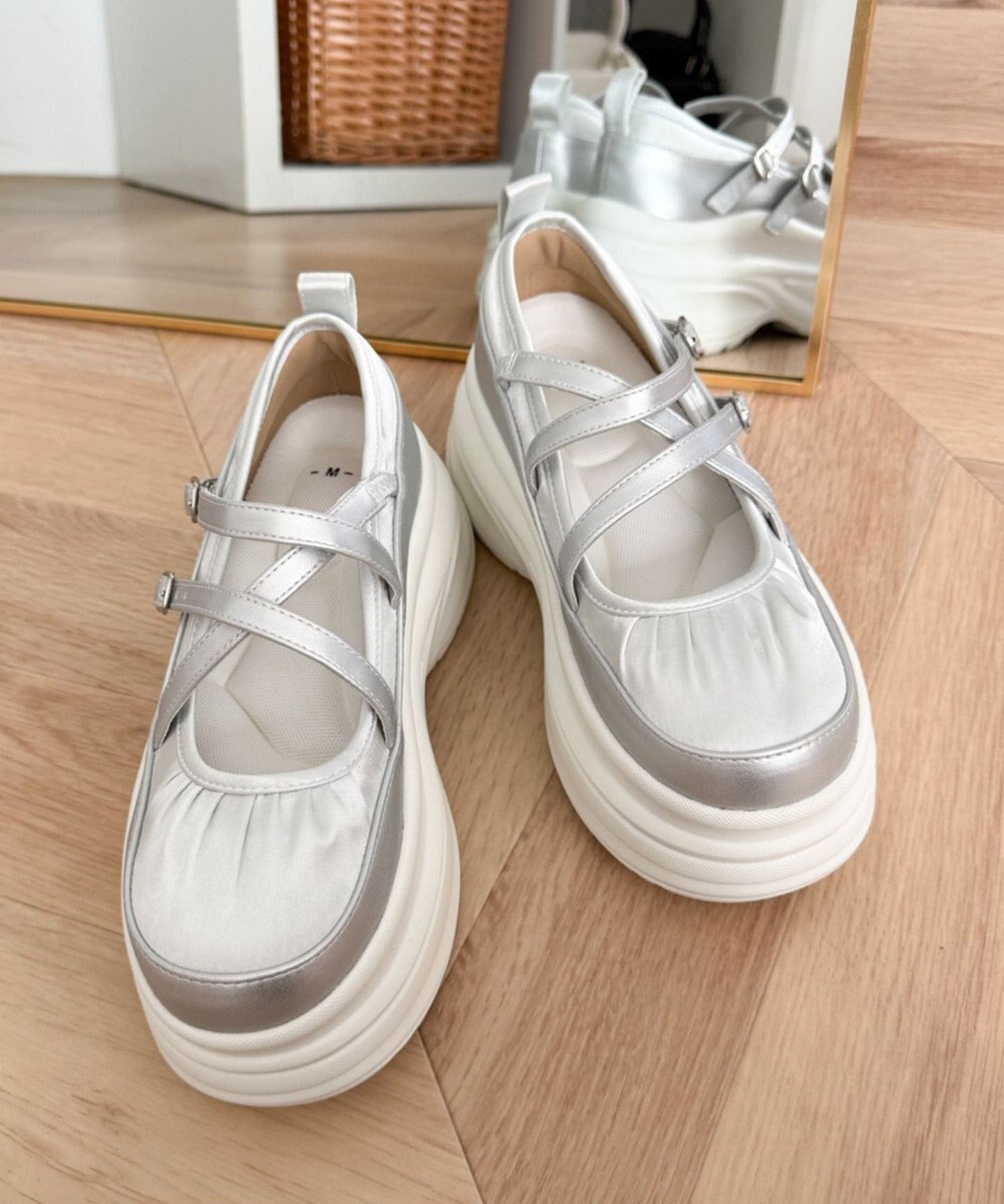 WEGO 2way厚底ストラップシューズ 