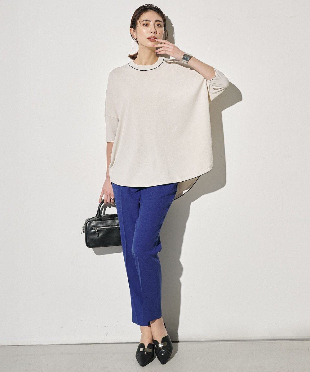 ICB 【WEB限定カラーあり】FluidBackSatin ドロストパンツ 