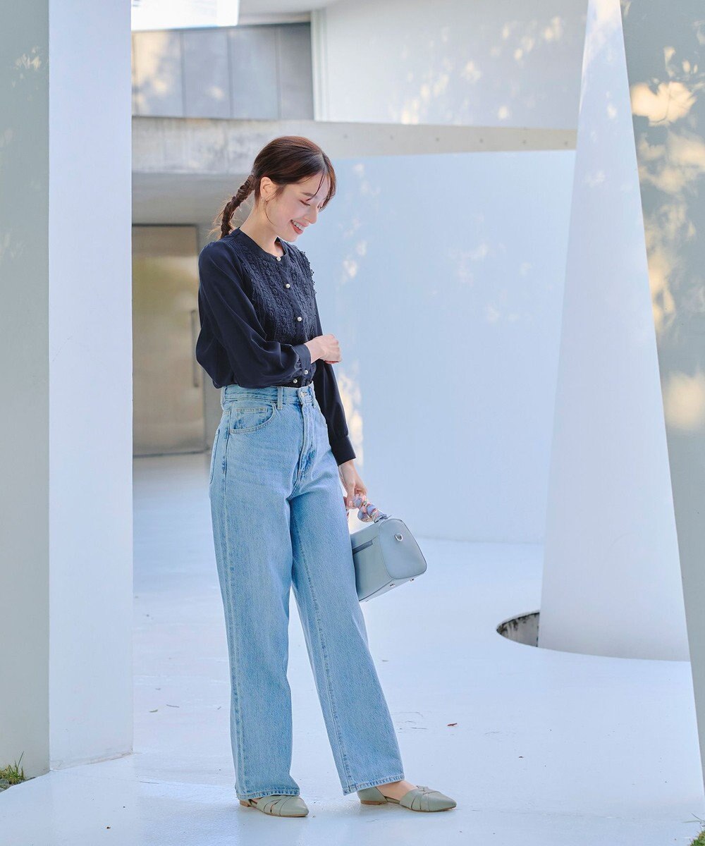 Tiaclasse 【新色追加・洗える】レースブラウス 