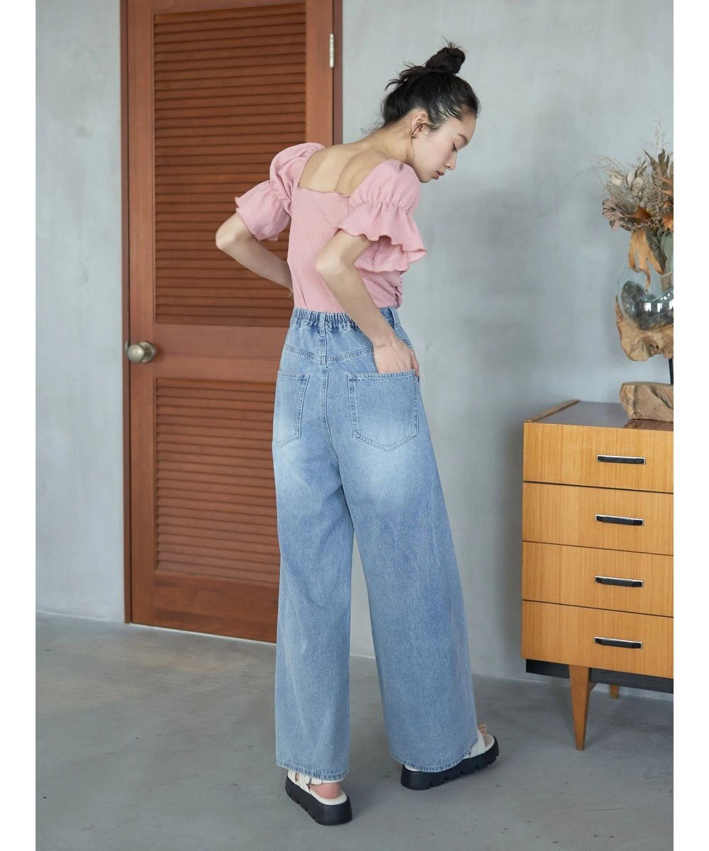 earth music&ecology カットシャーリングプルオーバー 