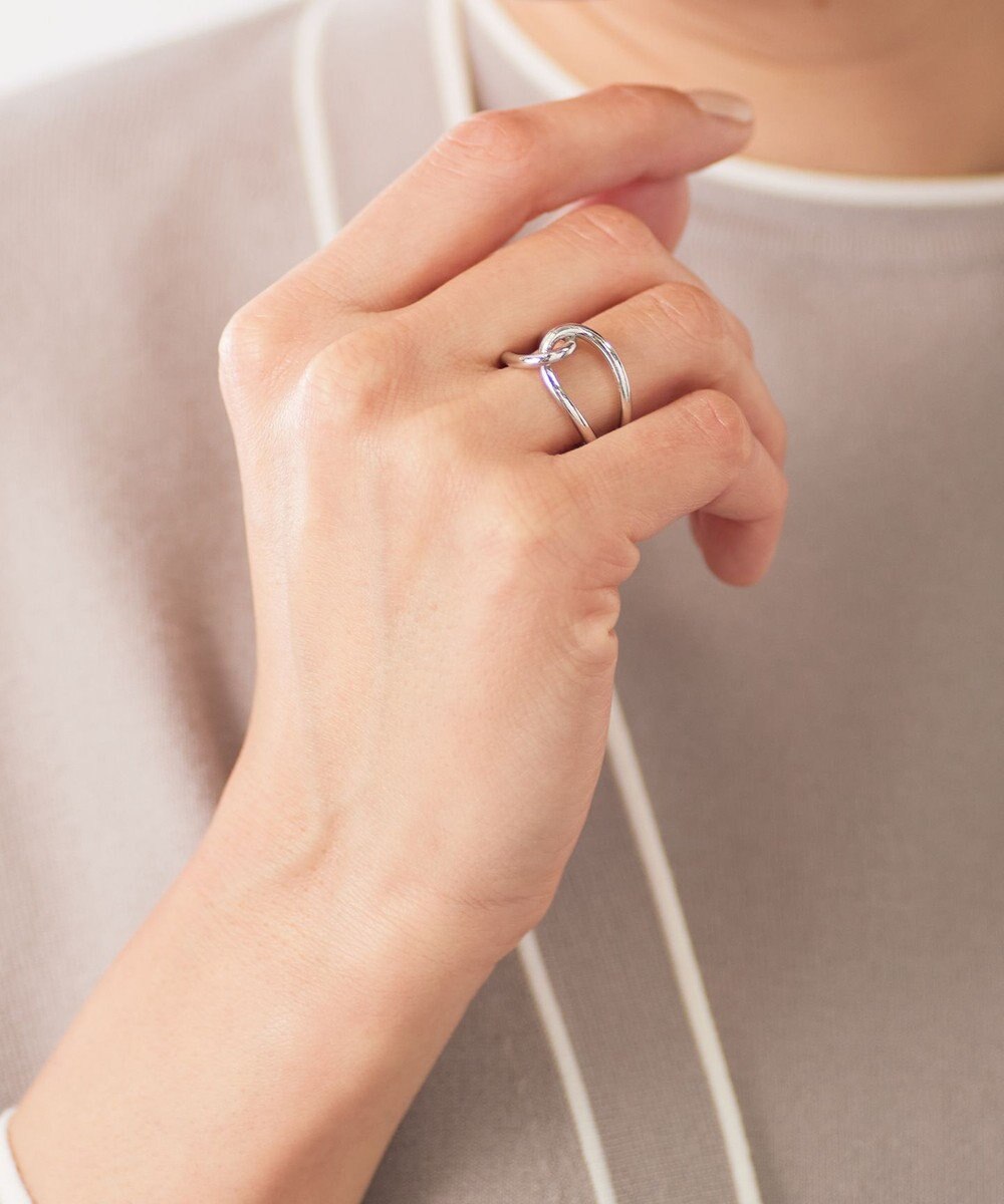 J.PRESS LADIES 2WAY ライン スカーフ リング 