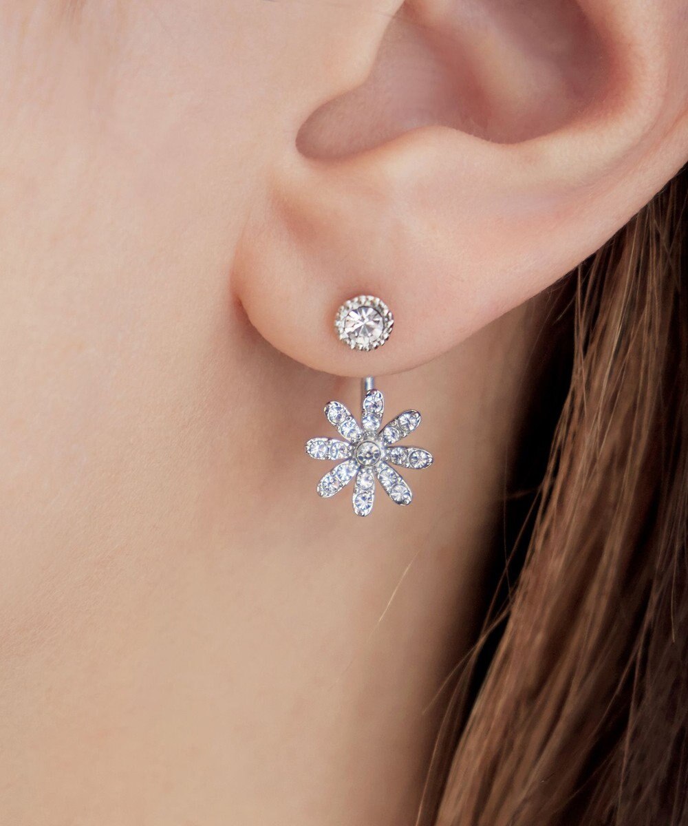 Tiaclasse 【金属アレルギー対応】フラワーキャッチピアス 