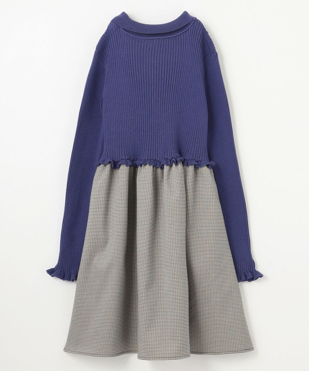 組曲 KIDS 【150-160㎝】千鳥ドッキング ワンピース 