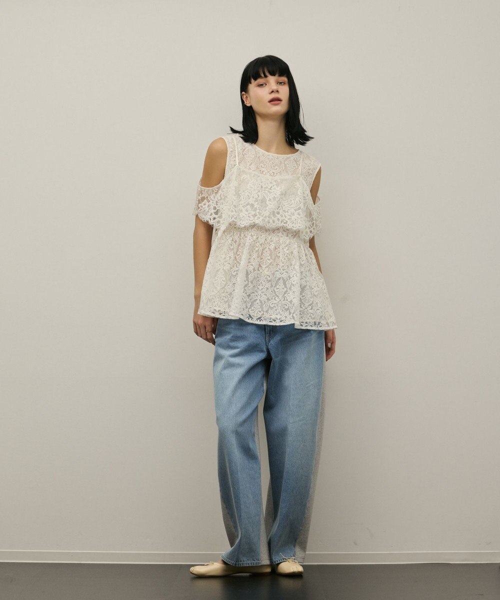 GRACE CONTINENTAL レイヤードレーストップ 