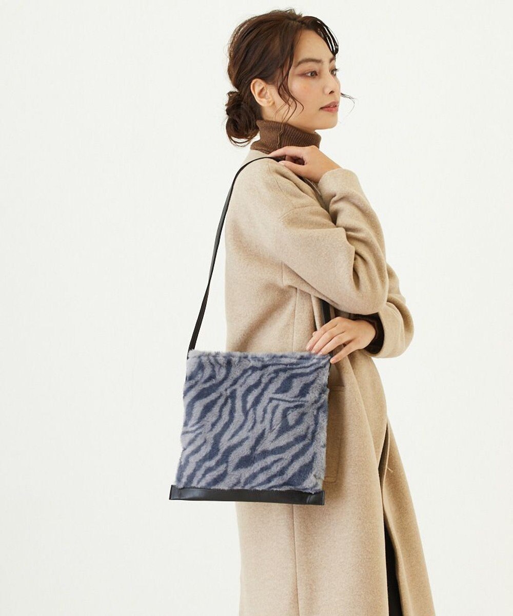 ROOTOTE 2984【ファーショルダー】/ LT.ベビールー.フラットトート.ファー-A 