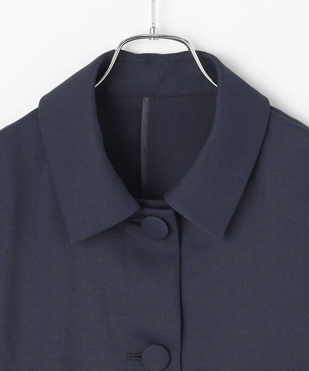 #Newans 【シワになりにくい】〈花乃まりあさんコラボ〉クロップドシャツジャケット 