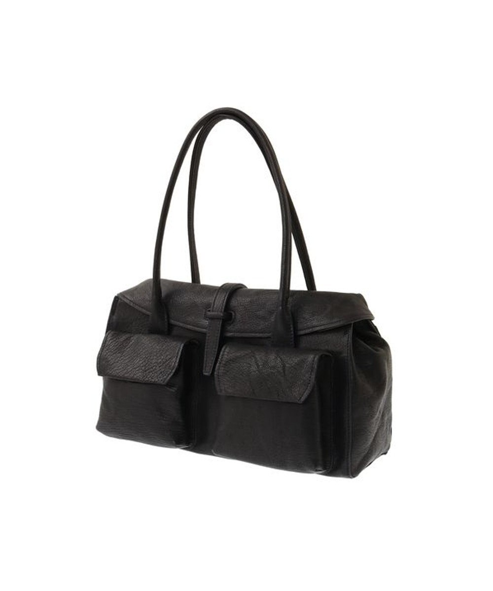 genten ゴートシュリンク かぶせ付トートバッグ 