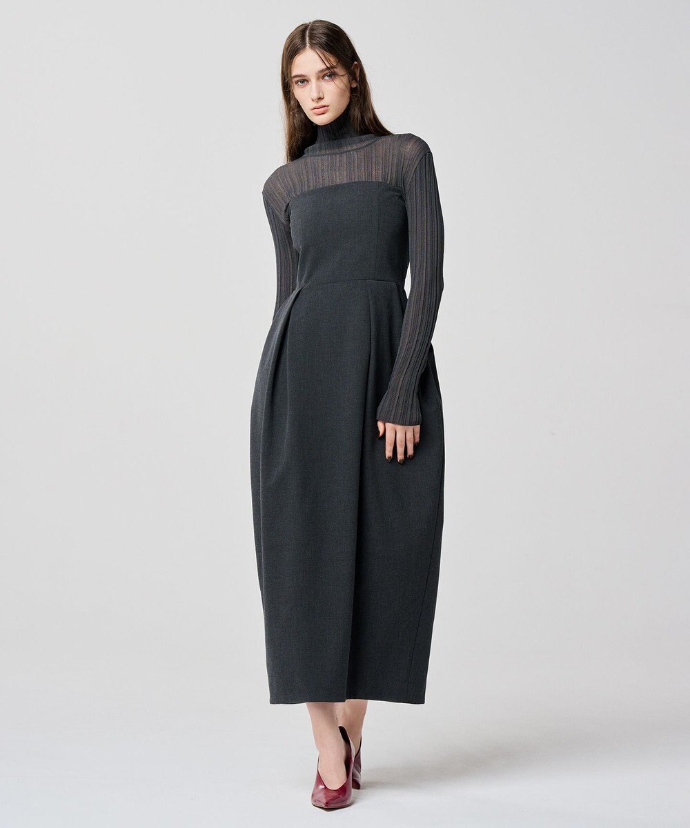 uncrave シアーニット タートルネック トップス（uncrave WHITE） 