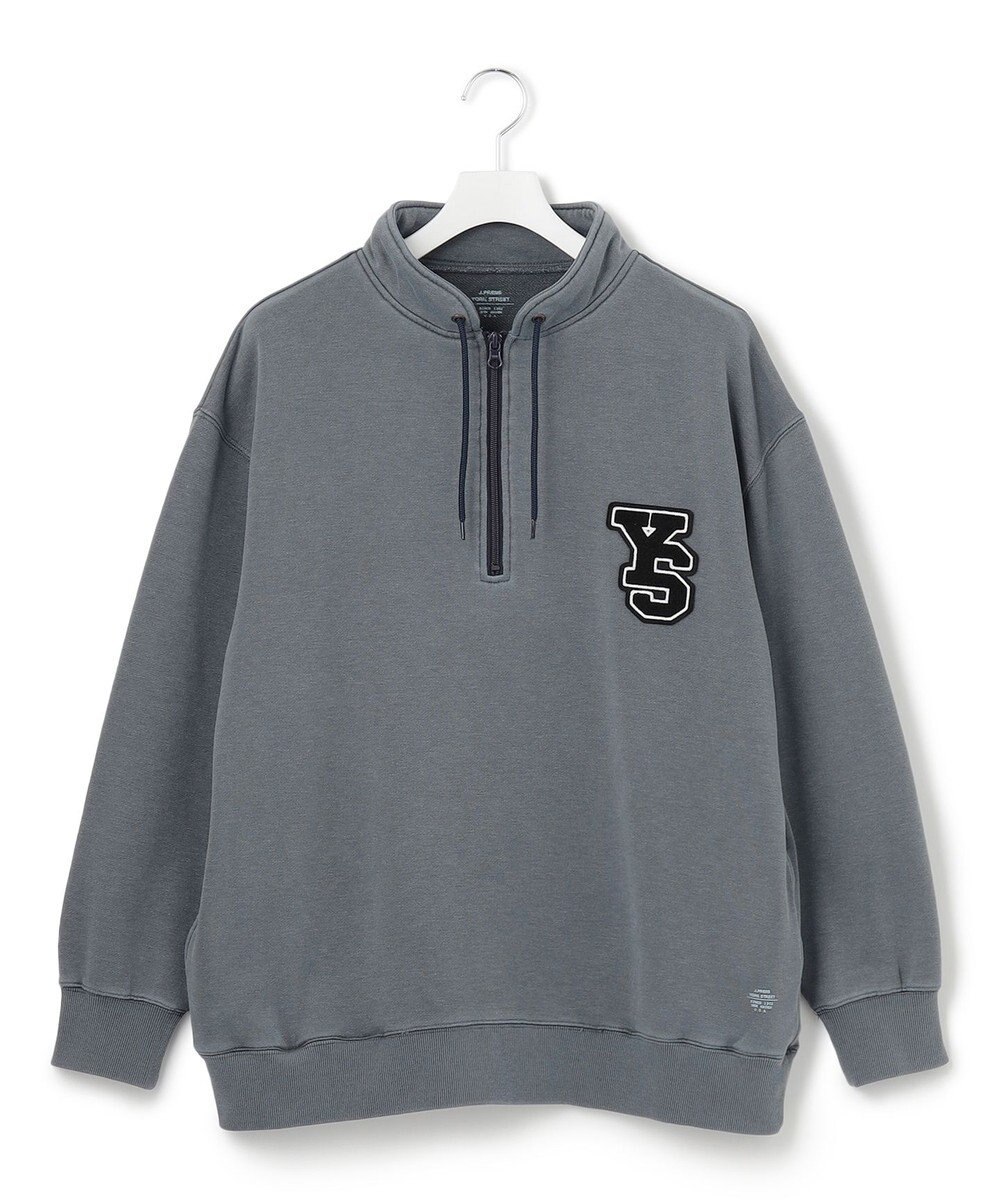 J.PRESS YORK STREET 【UNISEX】ハーフZIPスタンドネック トレーナー 