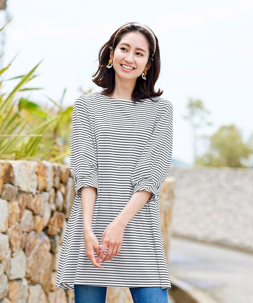 洗える 大人可愛いバックフレアカットチュニック Tiaclasse L ファッション通販 公式通販 オンワード クローゼット