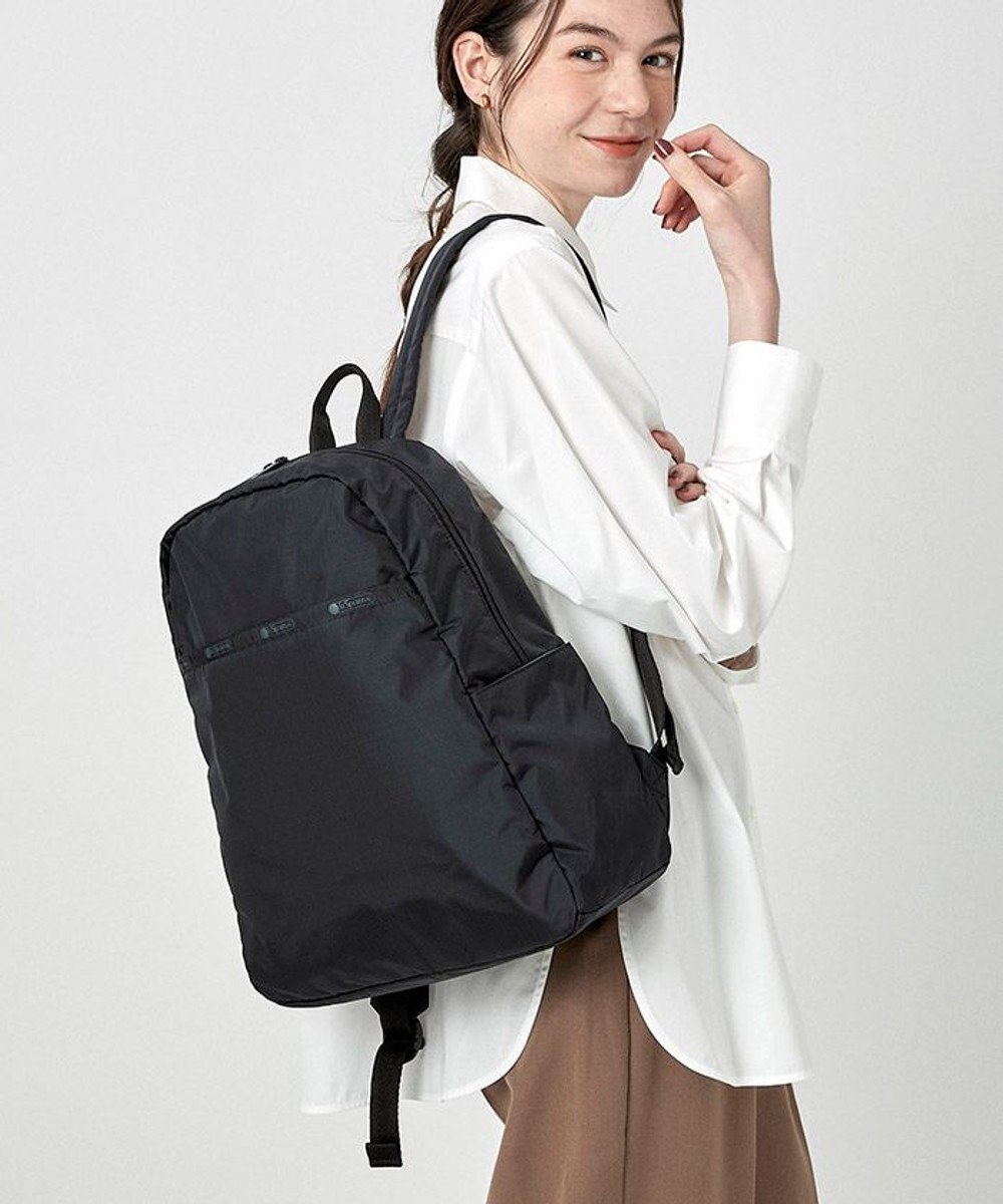 DAILY BACKPACK/リサイクルドブラックJP, リサイクルドブラックJP, F