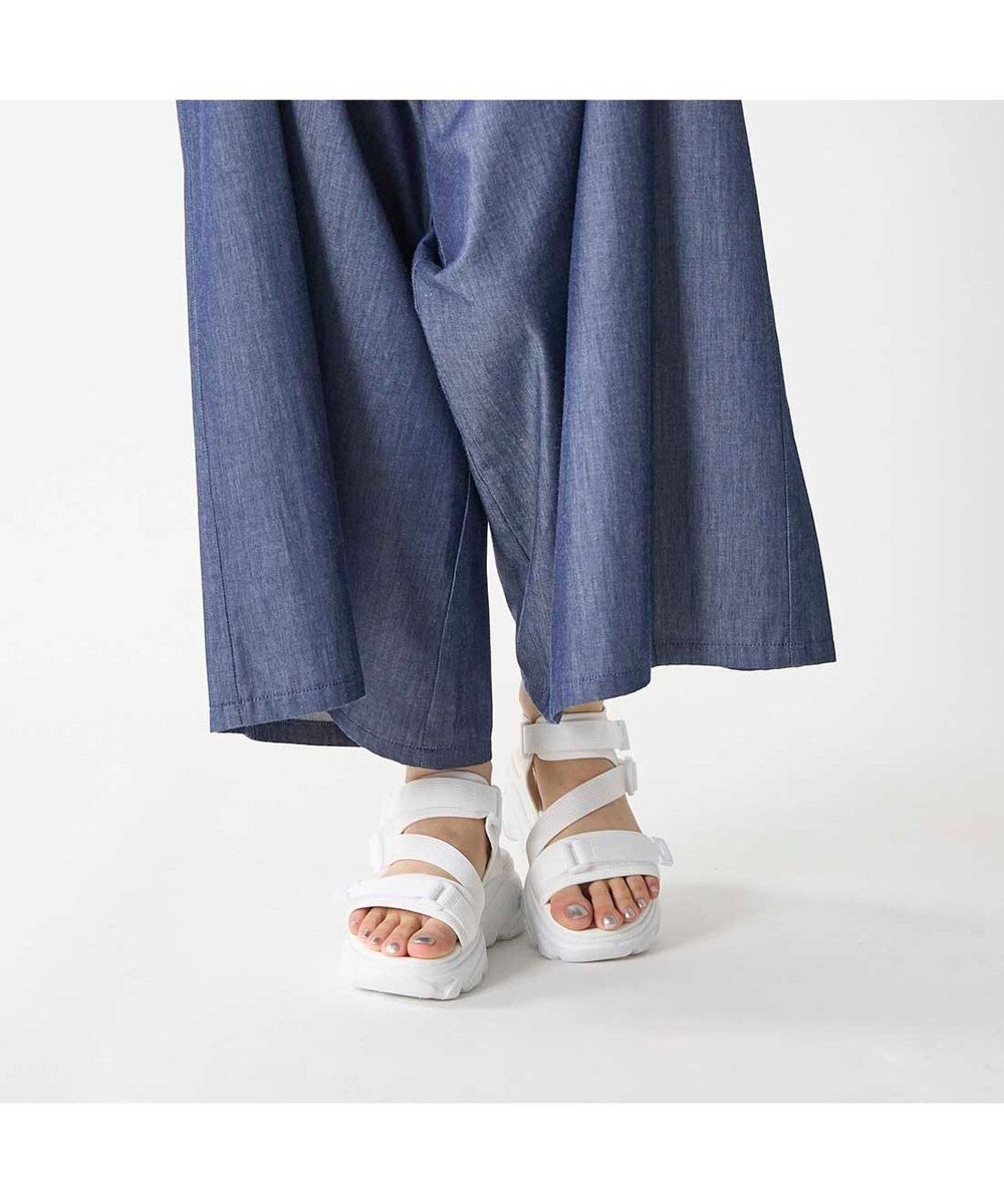 MODE ET JACOMO <noyau>トリプルベルクロ厚底スポーツサンダル 