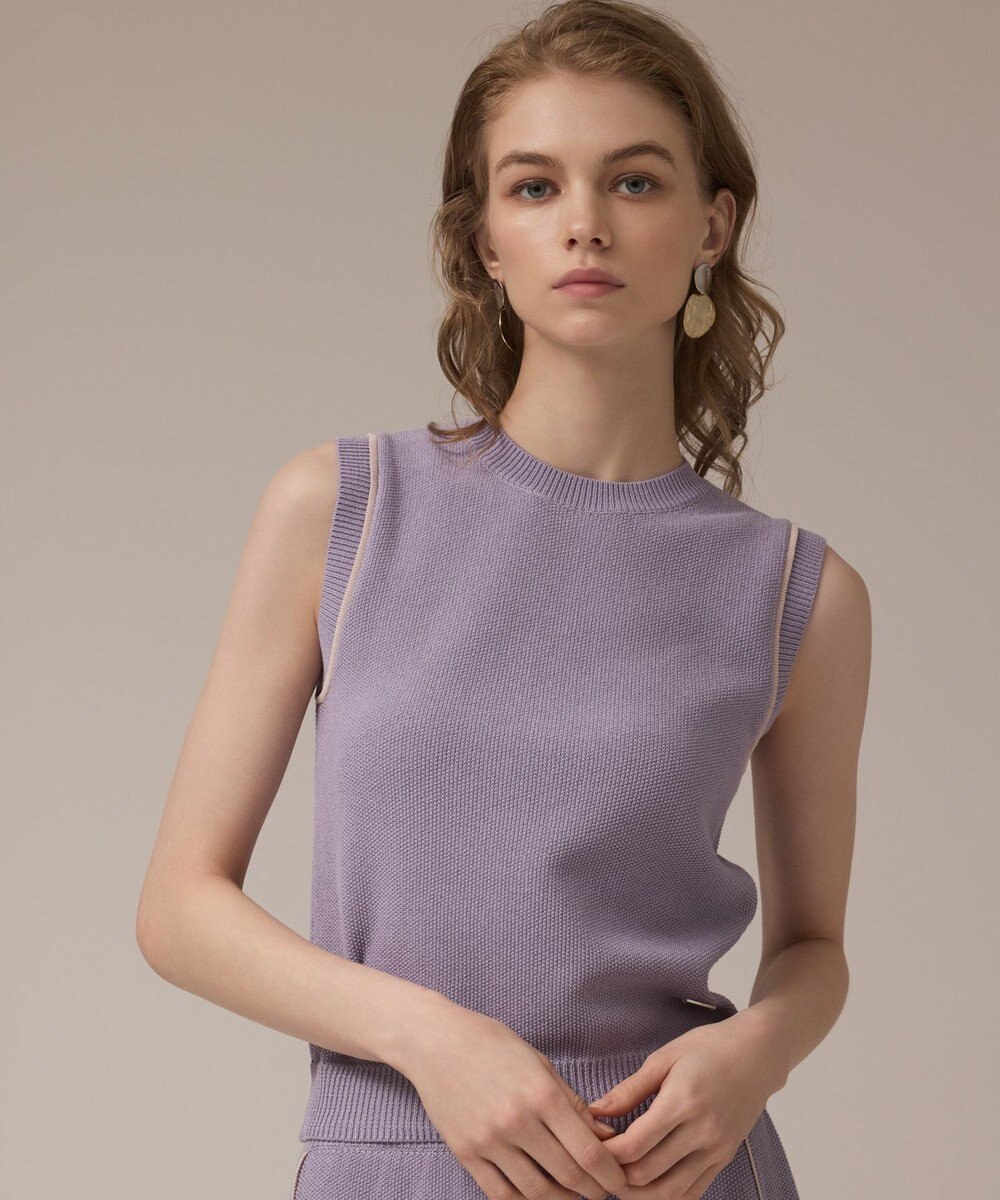 GRACE CONTINENTAL カノコニットトップ 