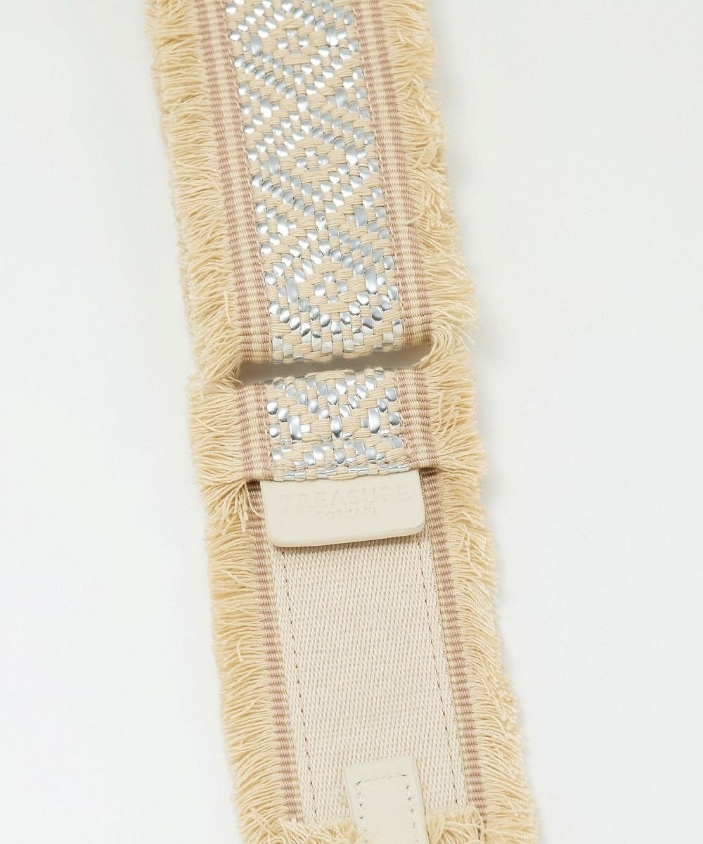 TOPKAPI 【TREASURE TOPKAPI】フリンジ ショルダーベルト 70mm 