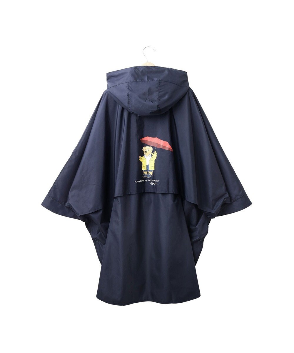 MOONBAT POLO RALPH LAUREN(ポロ ラルフローレン) 【C-zeroはっ水】レインコート ポンチョ 収納袋付き ポロベア ワンポイント 無地 ミリタリー風 