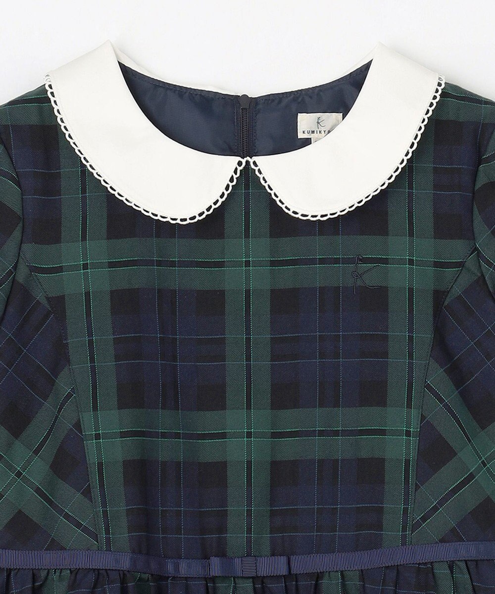 組曲 KIDS 【150-170㎝】クラシックチェック ワンピース 