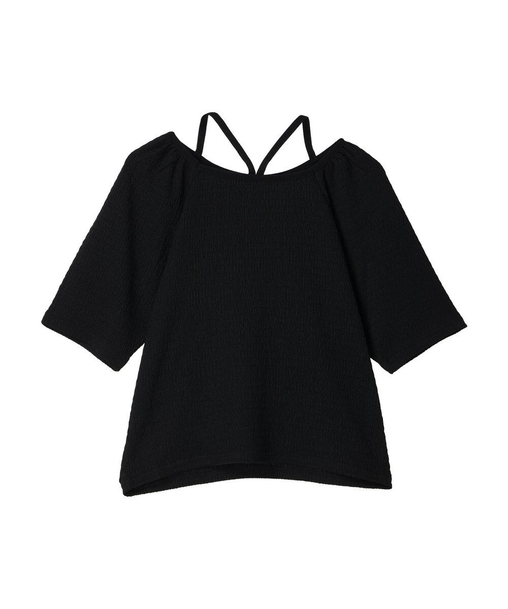 earth music&ecology ポコポコホルタープルオーバー 